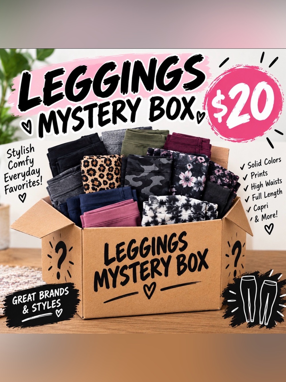 Re-Seller’s mystery box - RANDOM 4 leggings